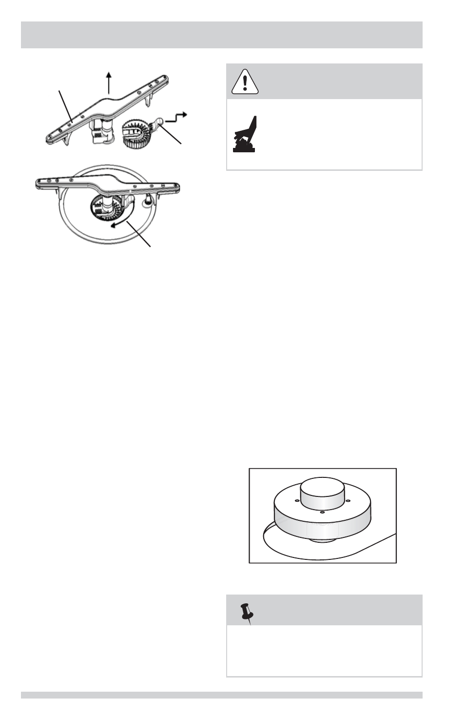 Care and cleaning, Outer door, Inside | Overfi ll protector, Warning | FRIGIDAIRE FGID2466QB User Manual | Page 14 / 20