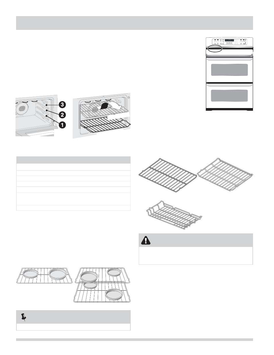 Before setting oven controls, Caution | FRIGIDAIRE FGEF302TNF User Manual | Page 12 / 32