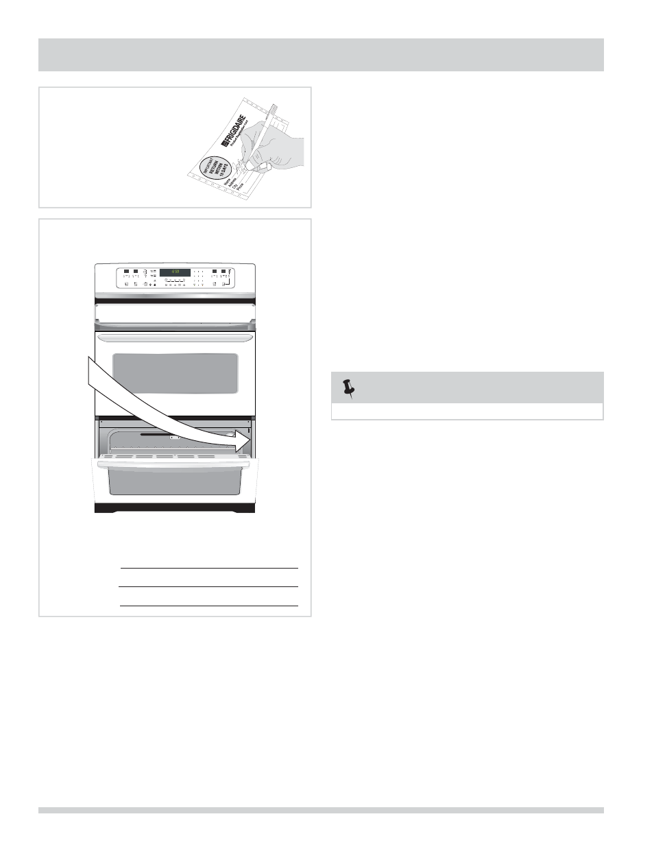 Serial plate location, Product registration | FRIGIDAIRE FGEF302TNF User Manual | Page 2 / 32