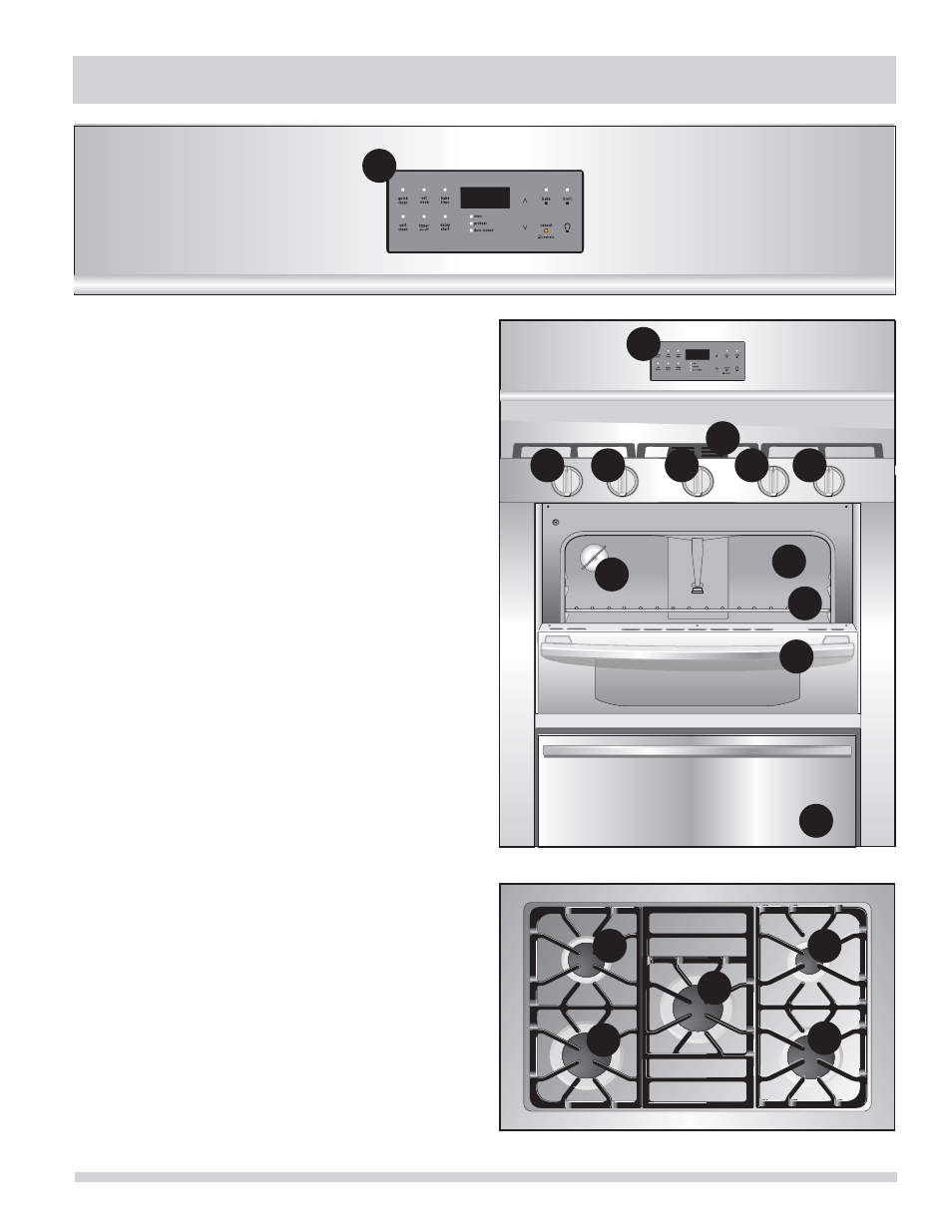 Features at a glance | FRIGIDAIRE FPGF3685LS User Manual | Page 7 / 28