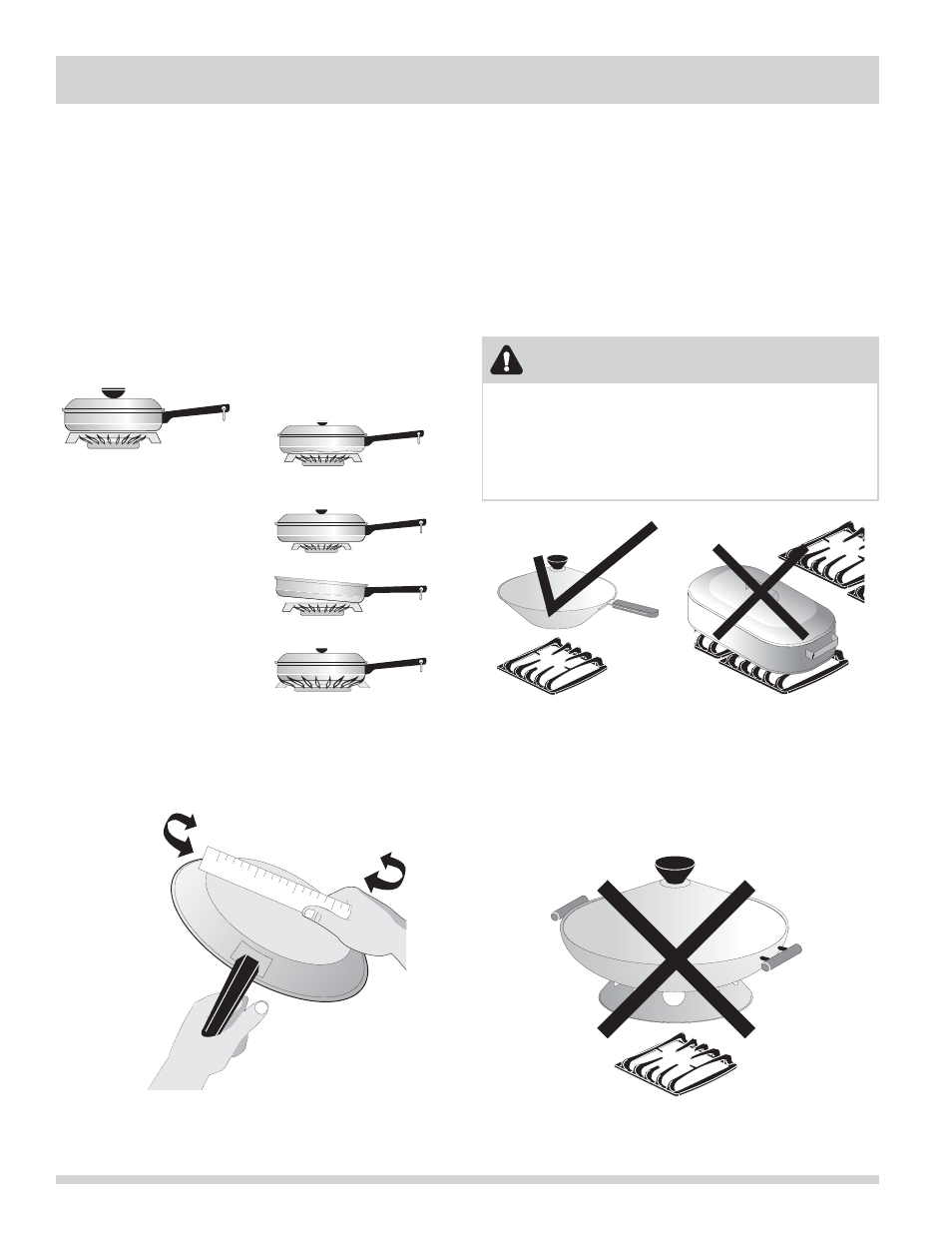 Surface cooking, Caution | FRIGIDAIRE FPGF3685LS User Manual | Page 8 / 28