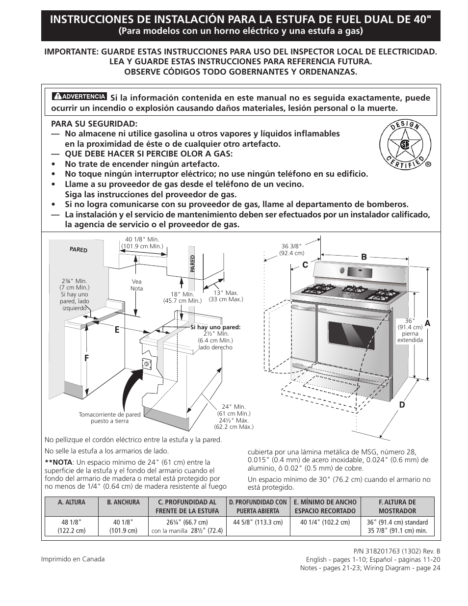 FRIGIDAIRE FPDF4085KF User Manual | Page 11 / 24