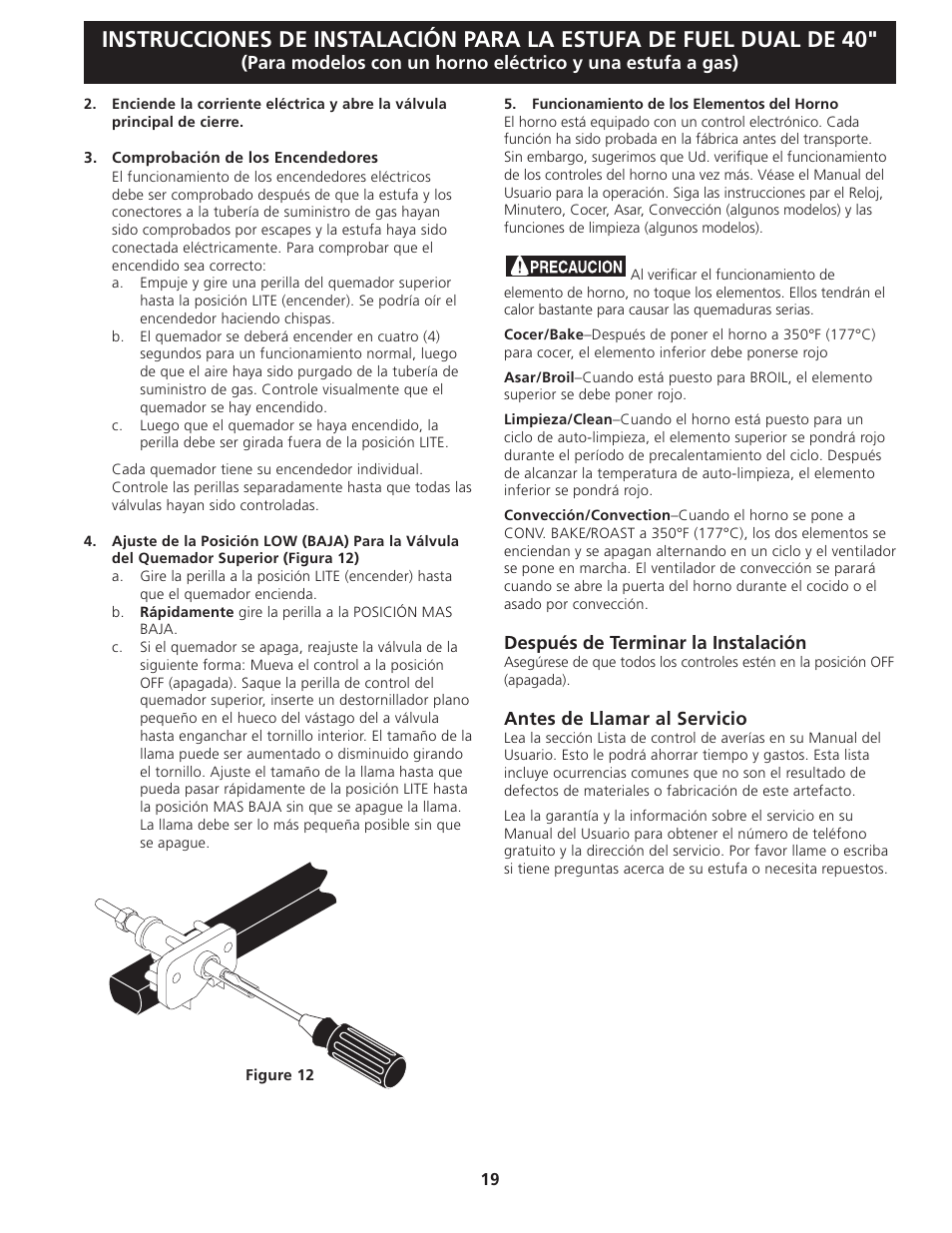 FRIGIDAIRE FPDF4085KF User Manual | Page 19 / 24