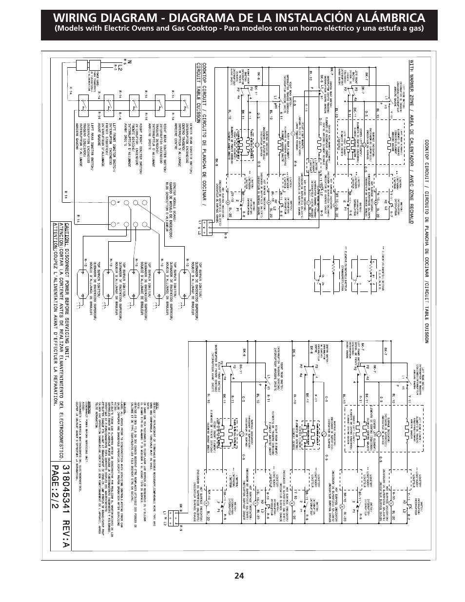 FRIGIDAIRE FPDF4085KF User Manual | Page 24 / 24