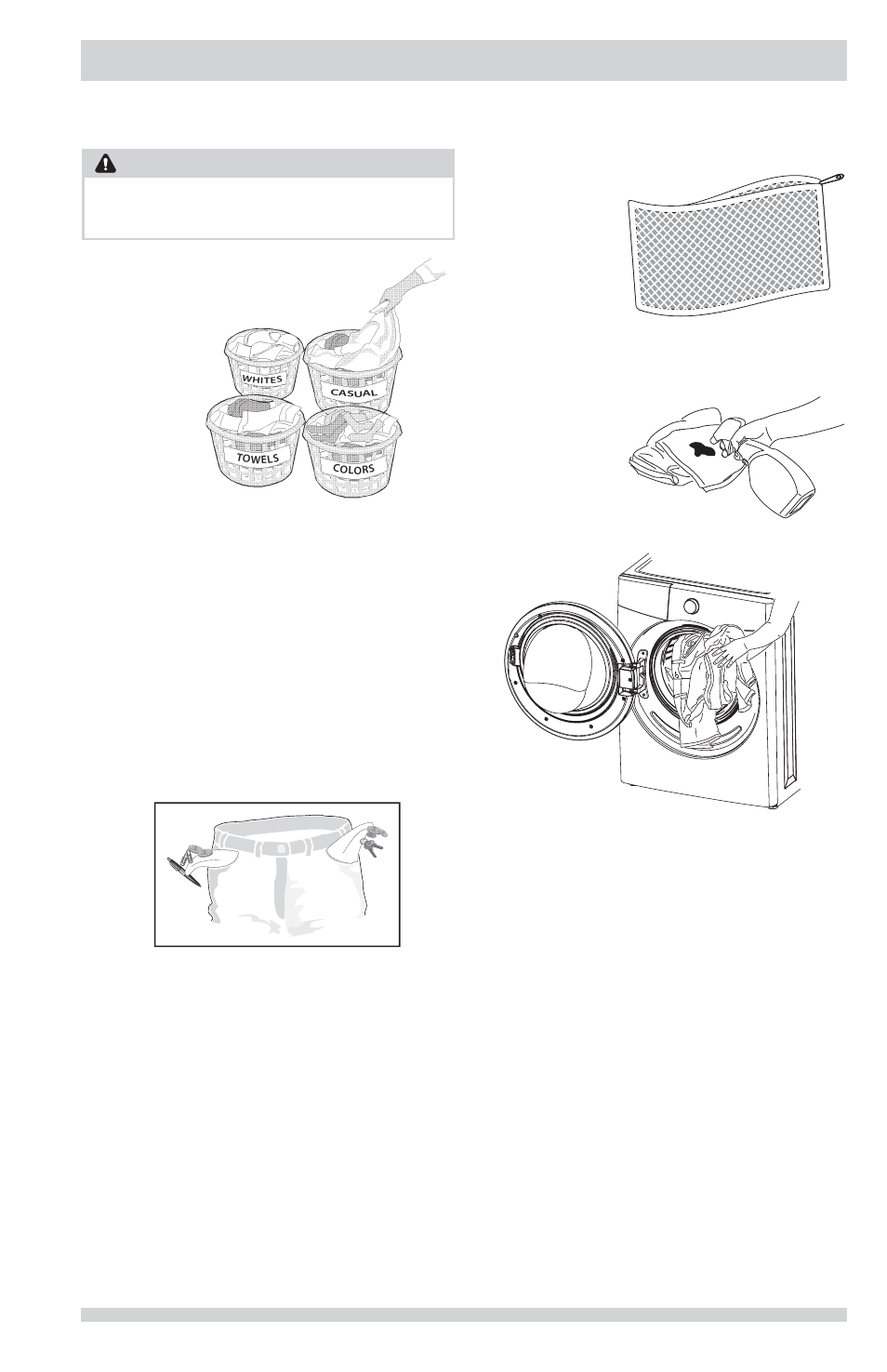 Operating instructions, Warning | FRIGIDAIRE FFFW5000QW User Manual | Page 7 / 24