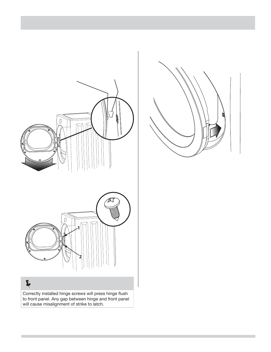 Reversing door | FRIGIDAIRE FAQE7001LW User Manual | Page 21 / 48