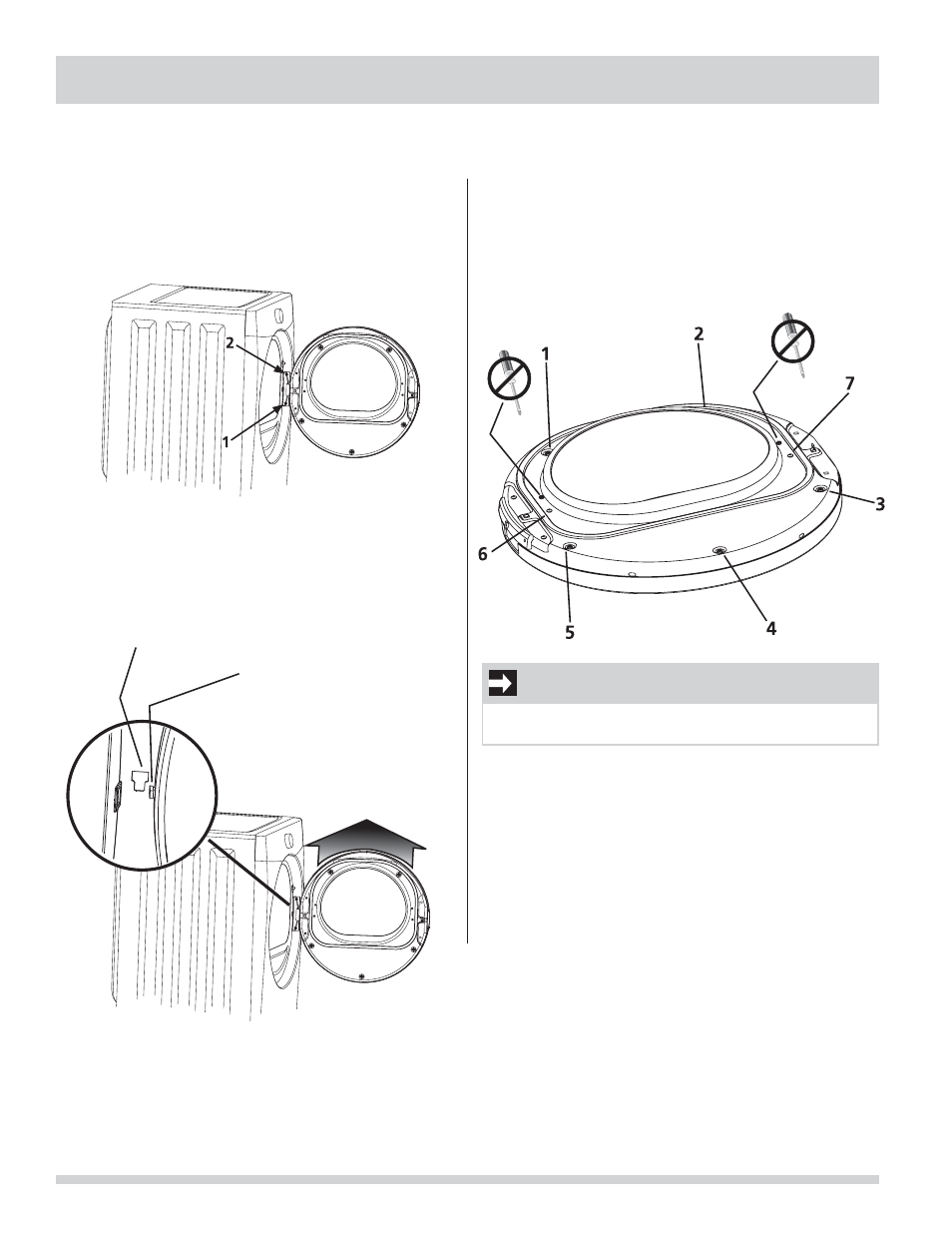 Inversión de la puerta, Cómo extraer la puerta, Importante | FRIGIDAIRE FAQE7001LW User Manual | Page 40 / 48