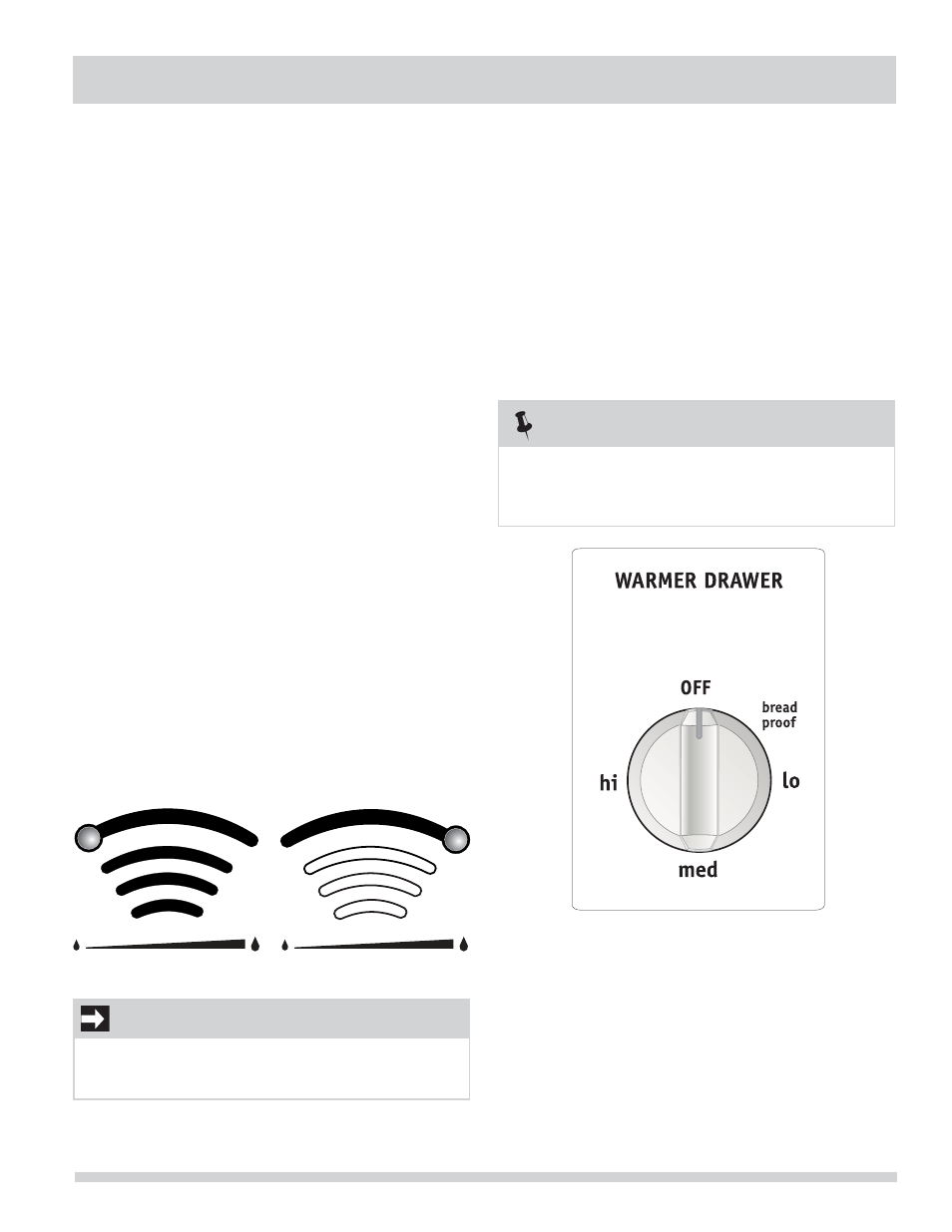 Setting warmer drawer control, Important | FRIGIDAIRE FGWD3065PF User Manual | Page 5 / 10