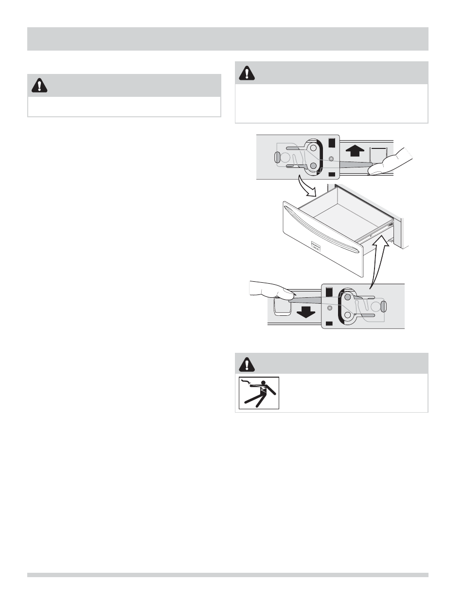 Care & cleaning, Warning | FRIGIDAIRE FGWD3065PF User Manual | Page 8 / 10