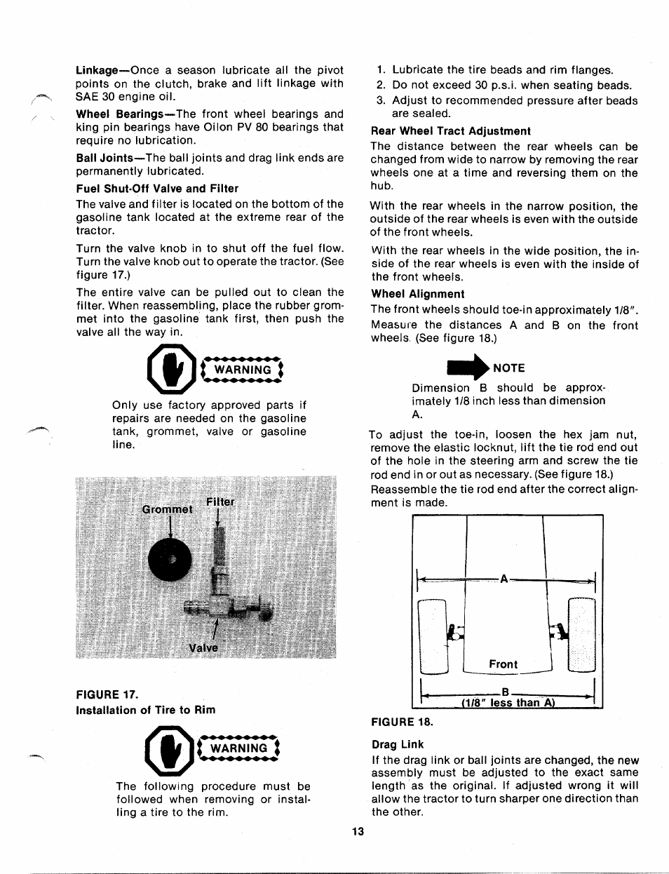 Bolens 140-830A User Manual | Page 13 / 38