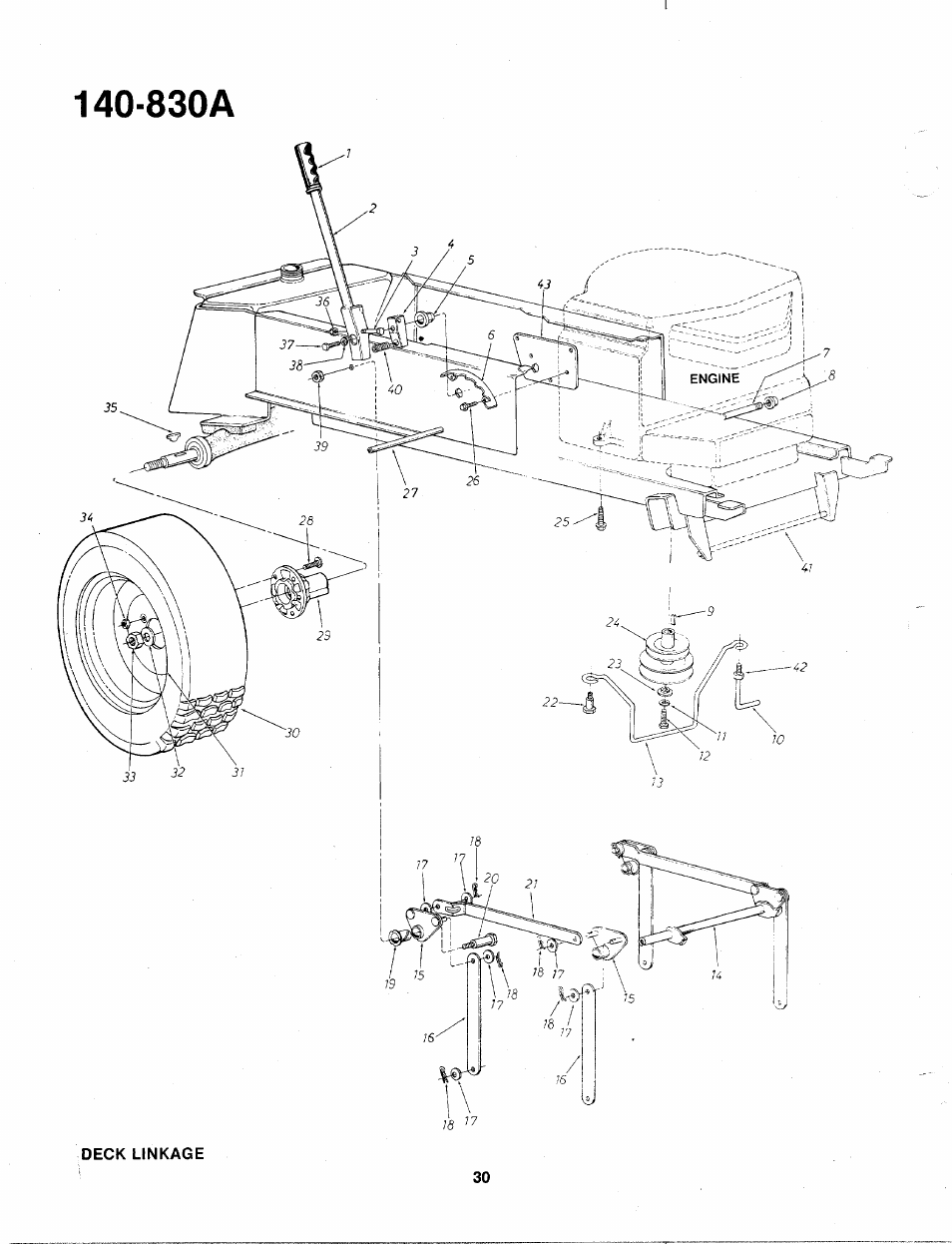 830a | Bolens 140-830A User Manual | Page 30 / 38
