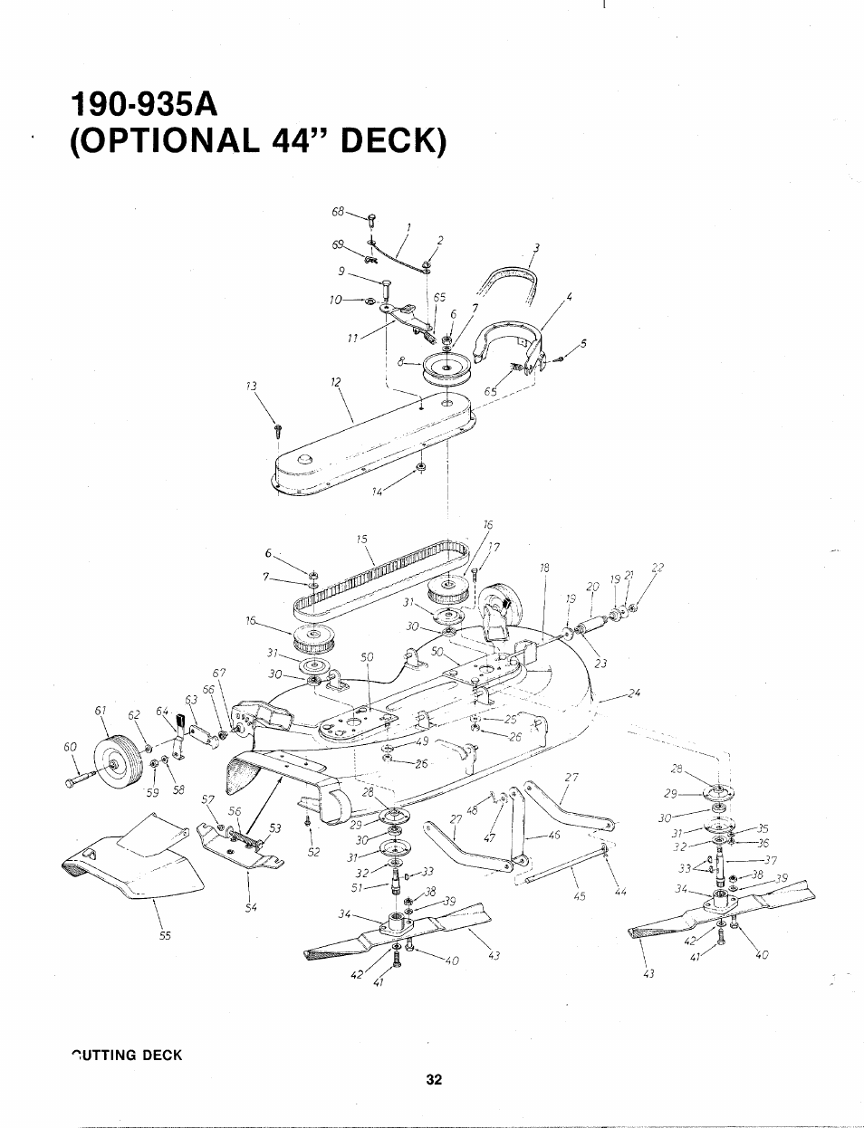 Bolens 140-830A User Manual | Page 32 / 38