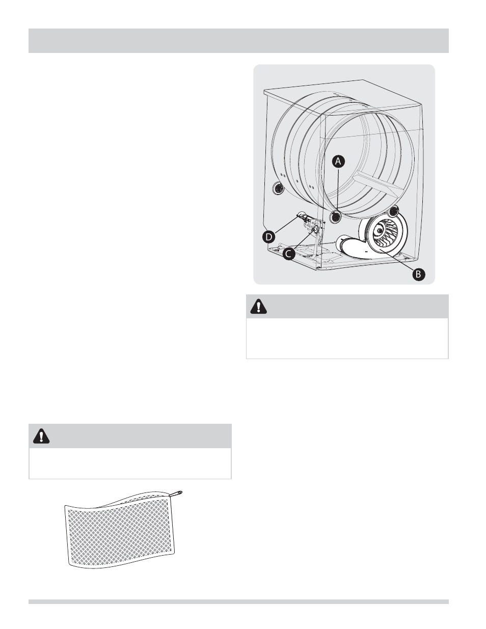 Operating instructions, Caution, Warning | Ab c d | FRIGIDAIRE FAQE7001LW User Manual | Page 6 / 18