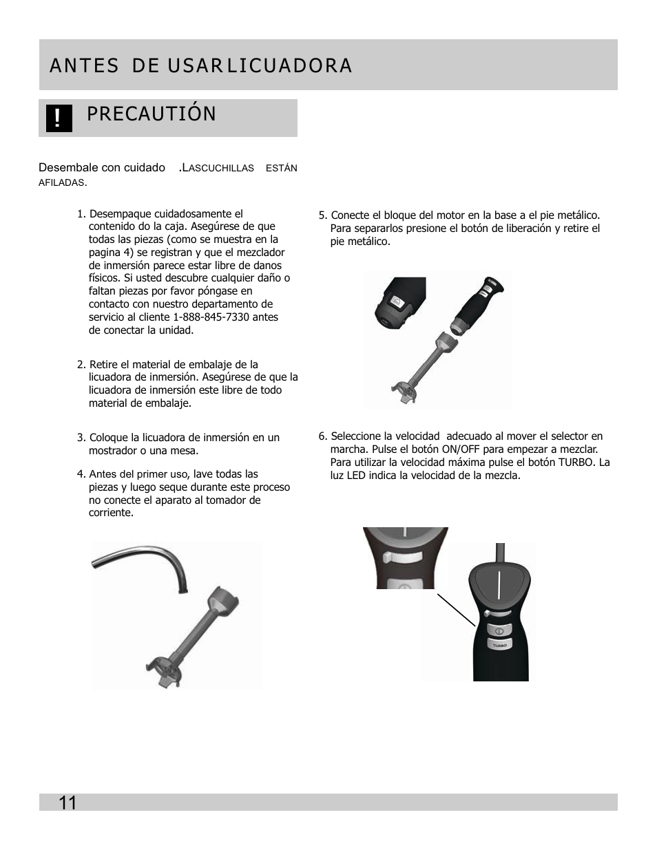 Precautión | FRIGIDAIRE FPIB10B7NS User Manual | Page 12 / 24