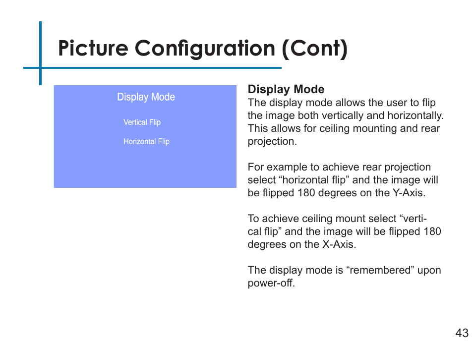 Picture configuration (cont) | AAXA Technologies LED Android User Manual | Page 48 / 56