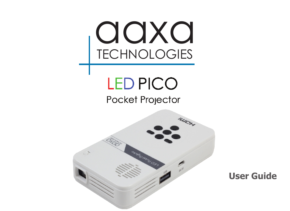 AAXA Technologies LED Pico User Manual | 39 pages