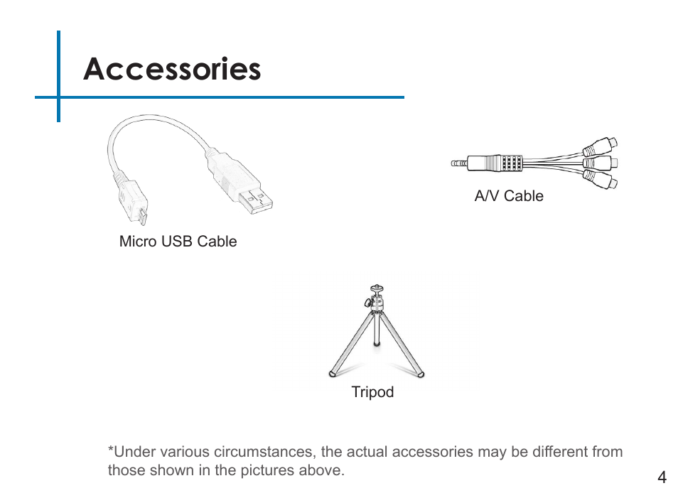 Accessories | AAXA Technologies LED Pico User Manual | Page 6 / 39