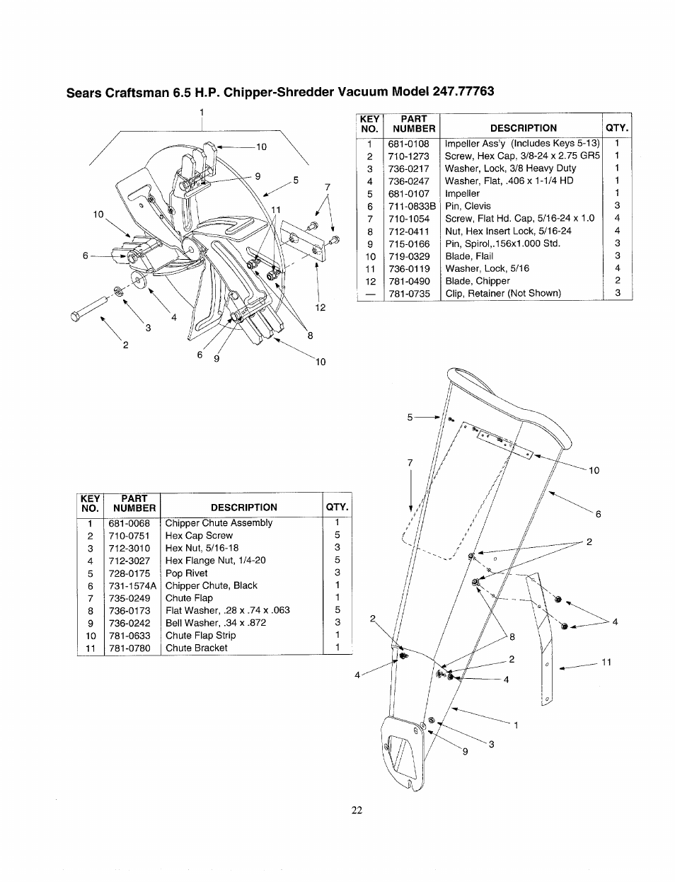 Bolens 247.77763 User Manual | Page 22 / 48