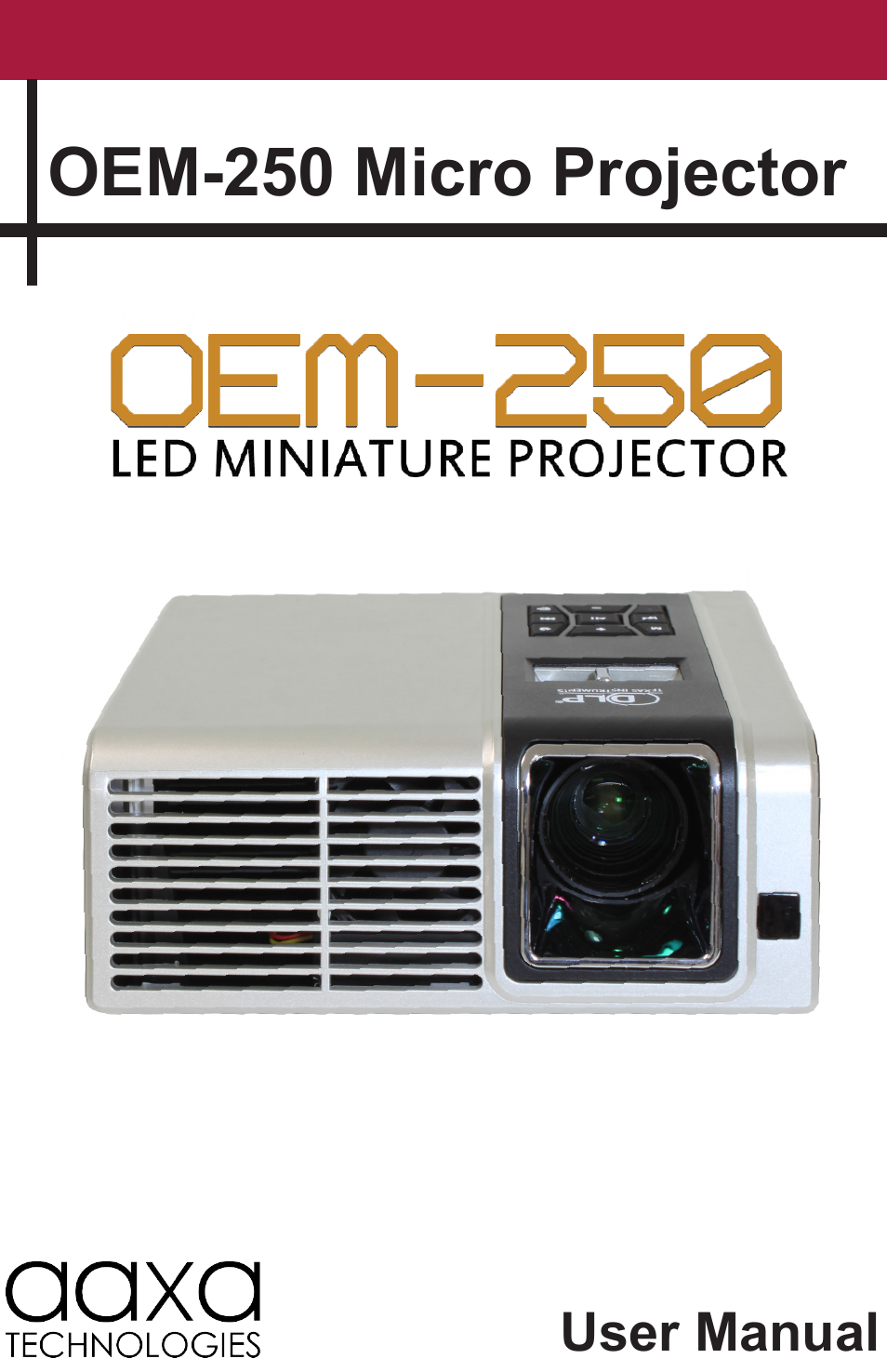 AAXA Technologies OEM-25 User Manual | 29 pages