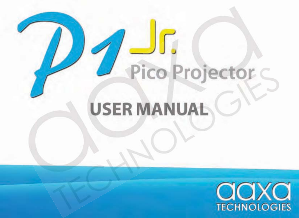 AAXA Technologies P1Jr User Manual | 20 pages