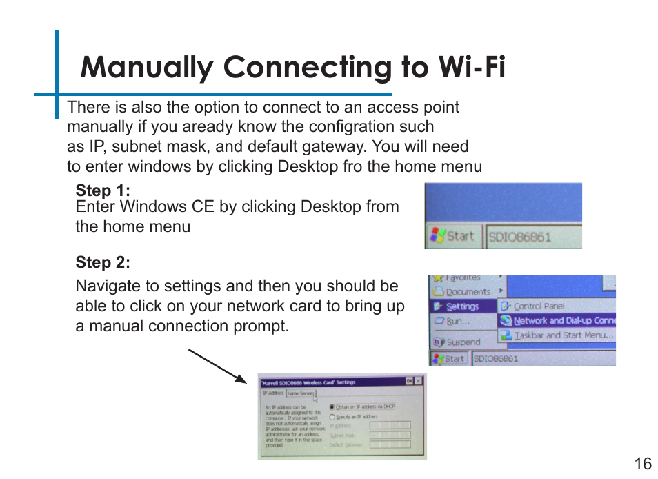 Manually connecting to wi-fi | AAXA Technologies P4 Wi-Fi User Manual | Page 19 / 40