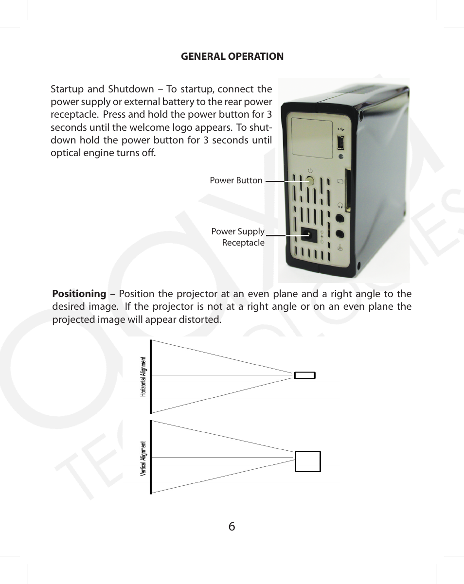 AAXA Technologies M1 Standard User Manual | Page 6 / 16