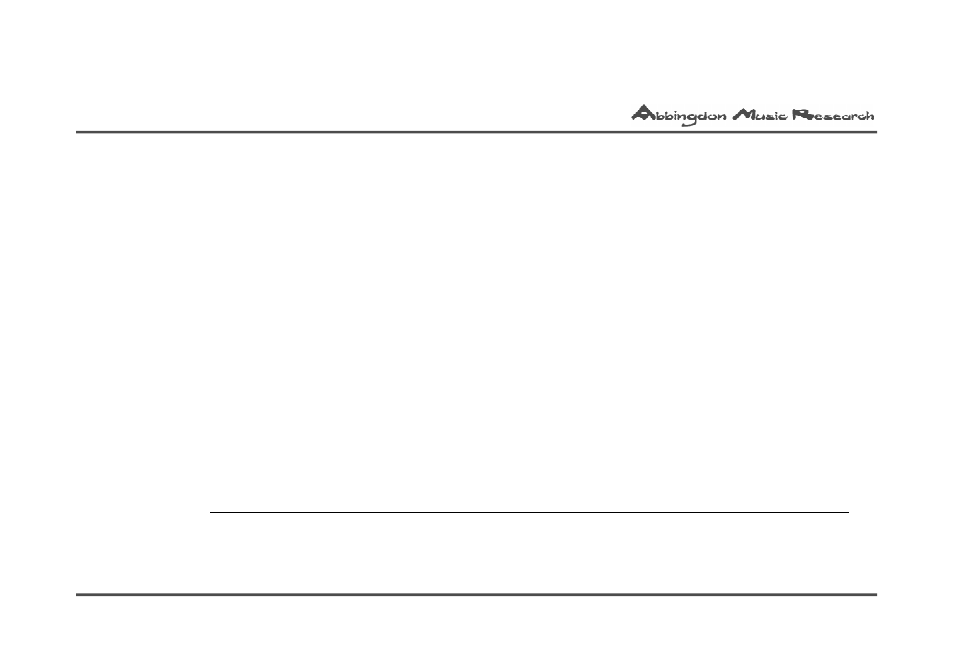 Abbingdon Music Research DP-777 Premier Class User Manual | Page 27 / 28