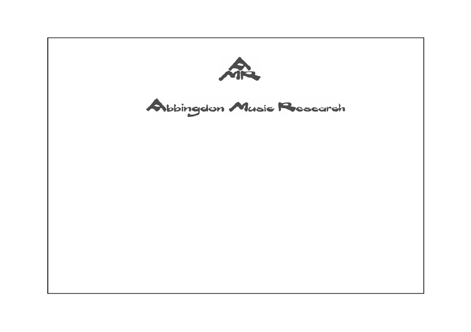 Abbingdon Music Research PH-77 Reference Class User Manual | 28 pages