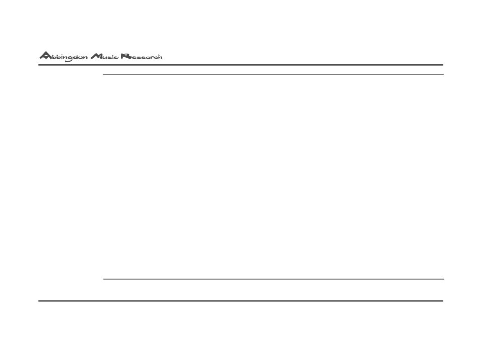 Specifications | Abbingdon Music Research LS-77 Reference Class User Manual | Page 14 / 20