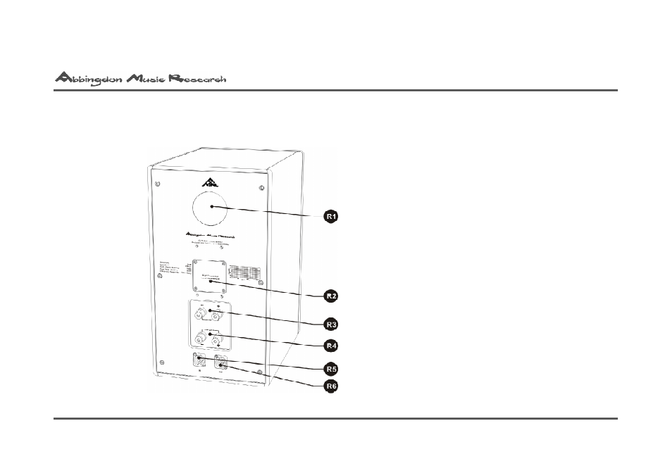 2 - rear baffle | Abbingdon Music Research LS-77 Reference Class User Manual | Page 8 / 20