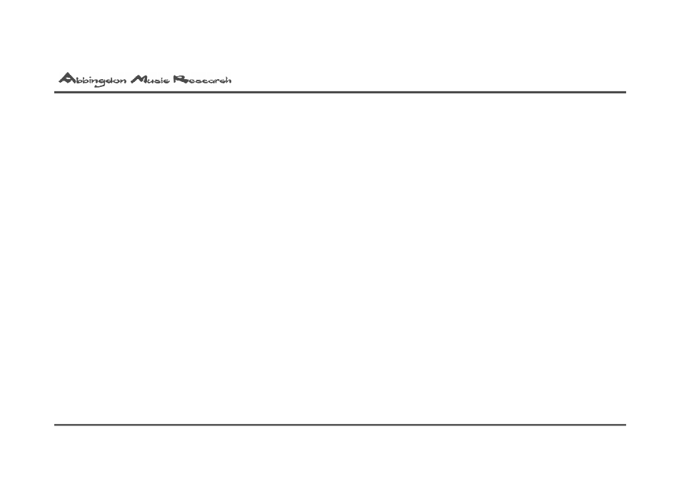 Abbingdon Music Research AM-77 Reference Class User Manual | Page 12 / 50