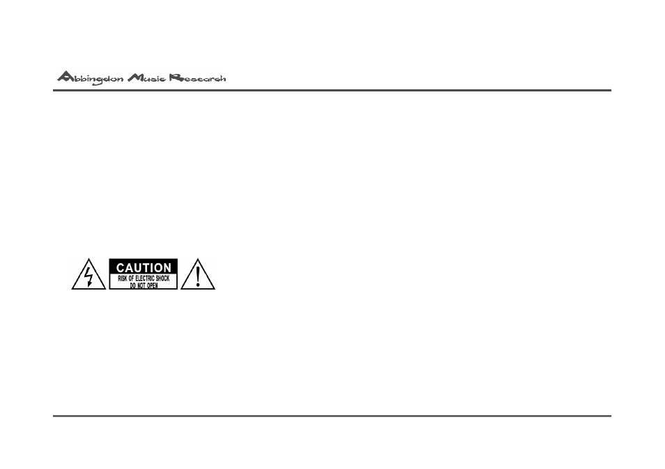 Abbingdon Music Research AM-77 Reference Class User Manual | Page 4 / 50