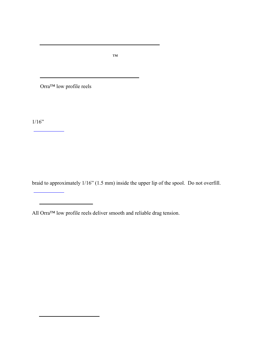 Abu Garcia Orra Low Profile Reels User Manual | Page 3 / 6