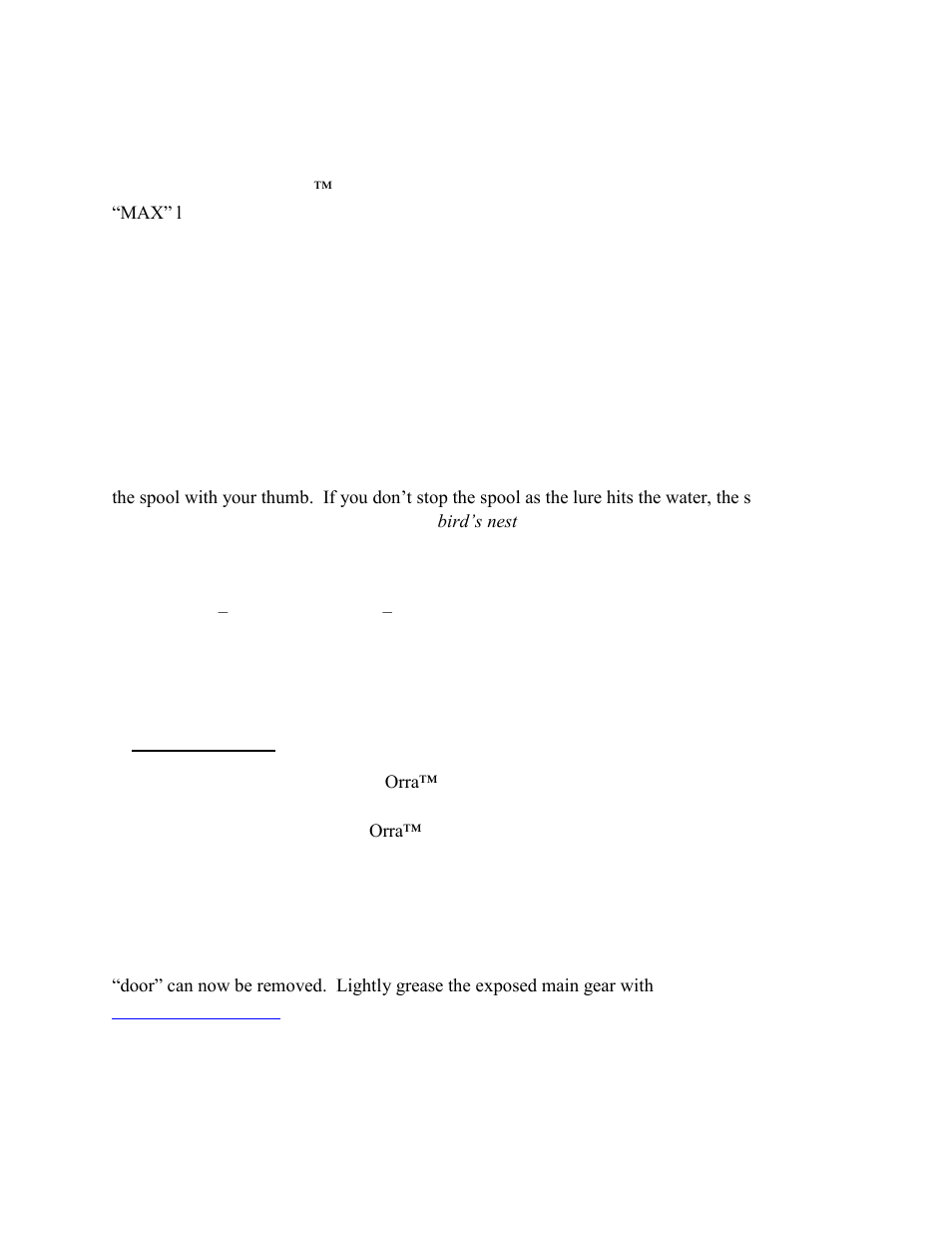 Abu Garcia Orra Low Profile Reels User Manual | Page 5 / 6