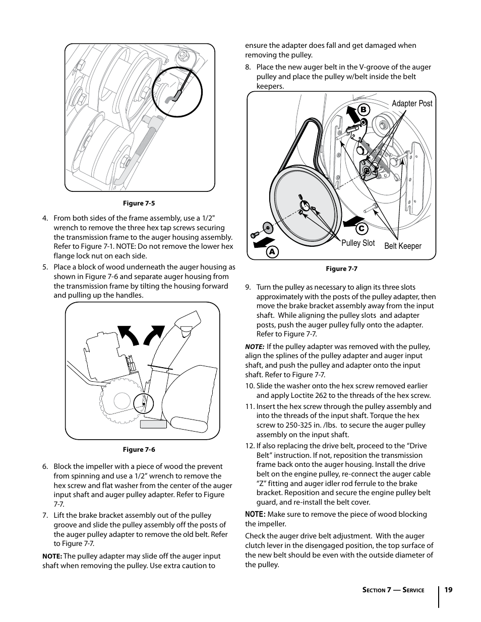 Cub Cadet 930 SWE User Manual | Page 19 / 24