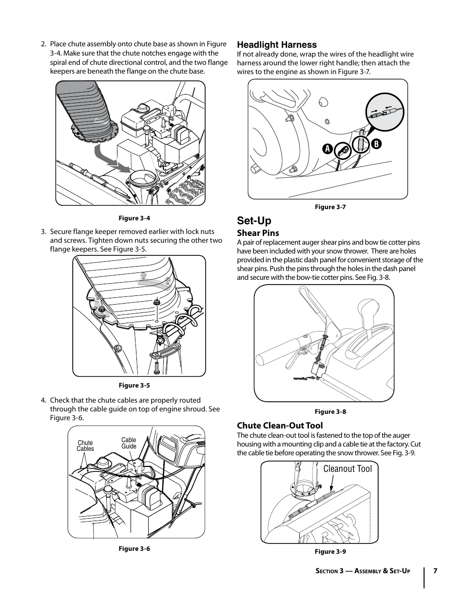 Set-up | Cub Cadet 930 SWE User Manual | Page 7 / 24
