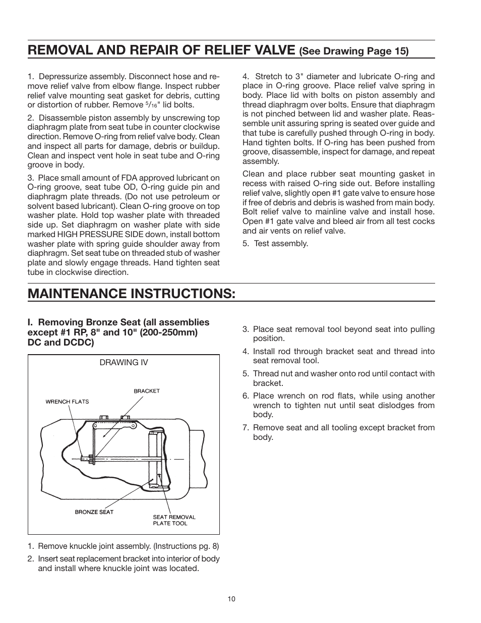 See drawing page 15) | Ames Fire & Waterworks 5000RPDA Reduced Pressure Detector Assemblies User Manual | Page 10 / 16