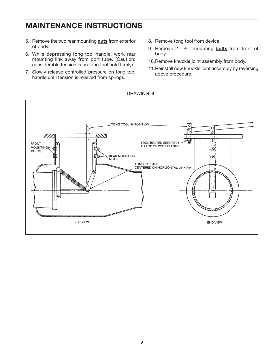 Maintenance instructions | Ames Fire & Waterworks 5000RPDA Reduced Pressure Detector Assemblies User Manual | Page 9 / 16