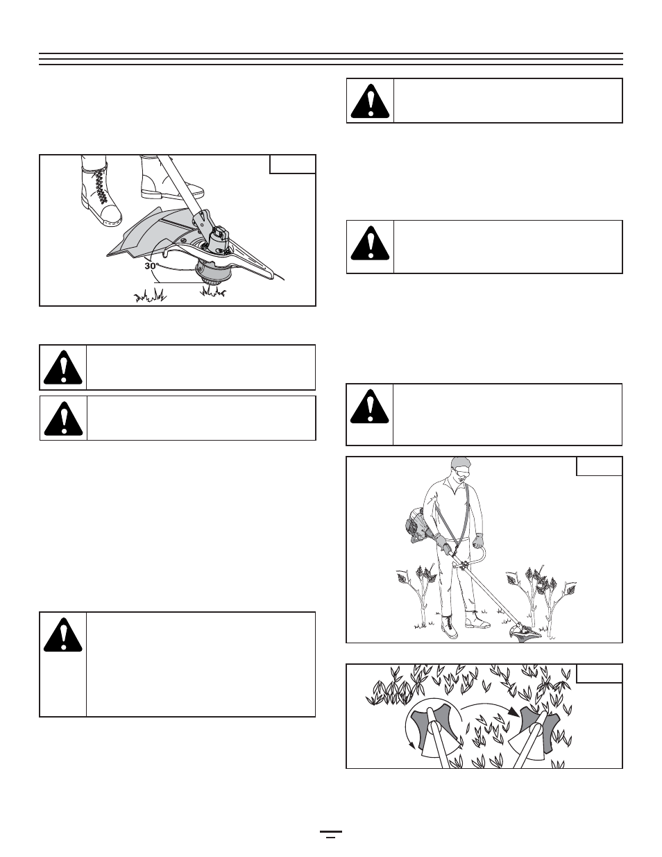 Operating instructions | Bolens BL250 User Manual | Page 13 / 80