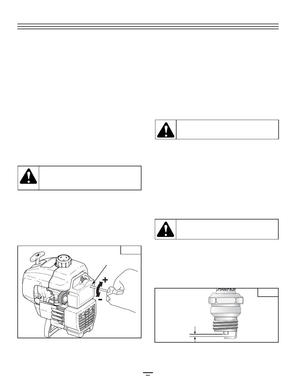 Maintenance & repair instructions | Bolens BL250 User Manual | Page 18 / 80