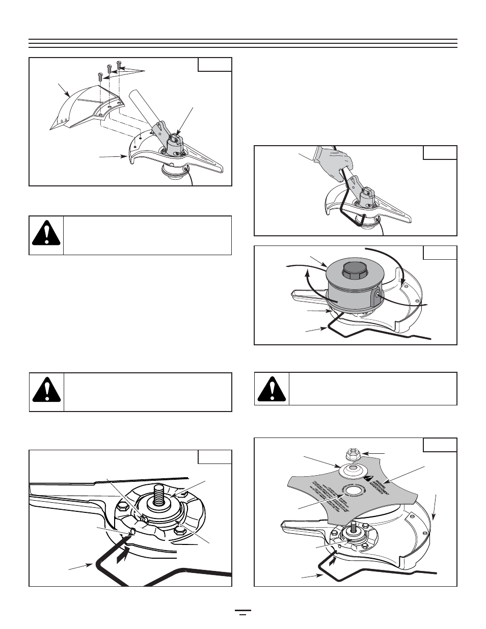 Instructions de montage | Bolens BL250 User Manual | Page 34 / 80