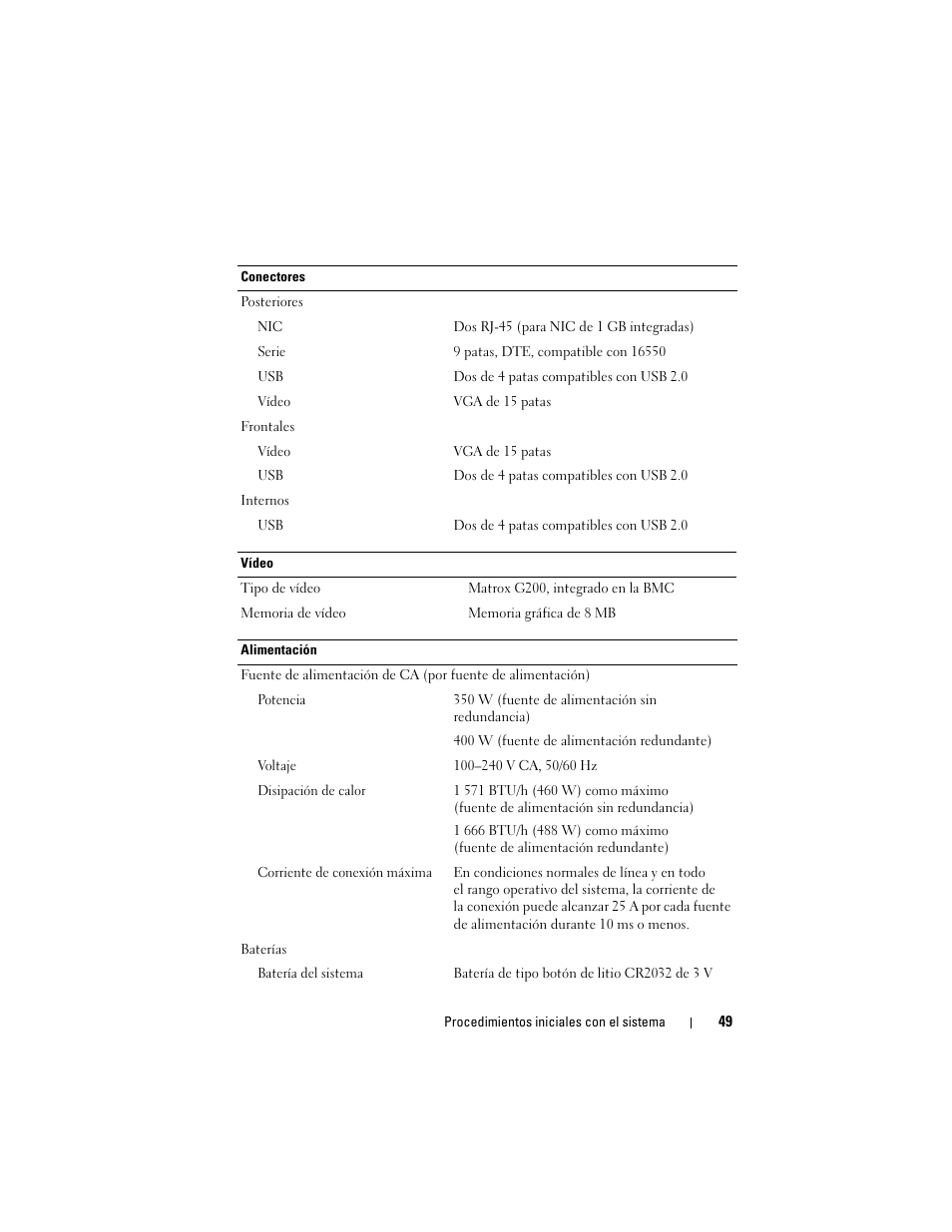 Dell PowerEdge R310 User Manual | Page 51 / 54