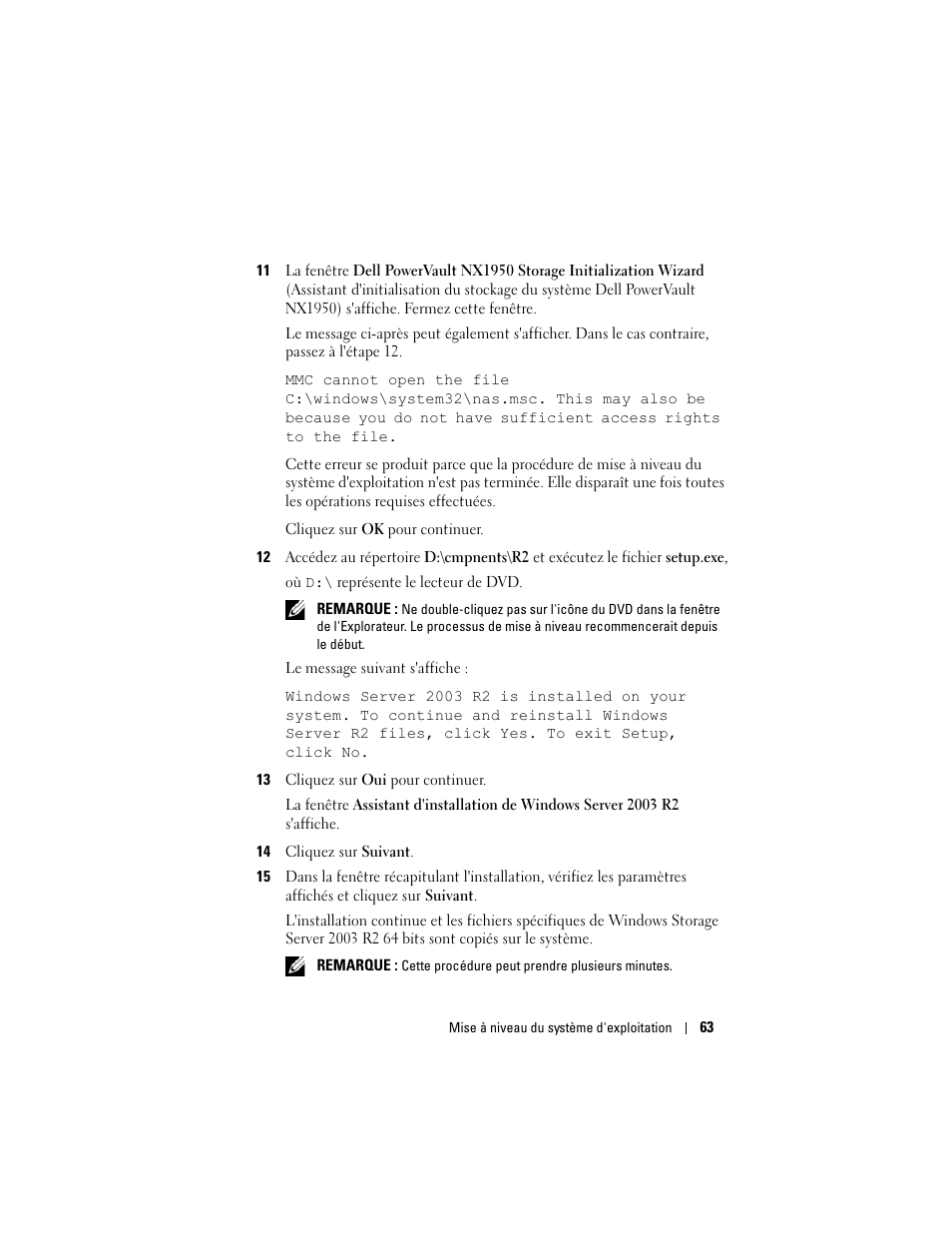 Dell PowerVault NX1950 User Manual | Page 65 / 158