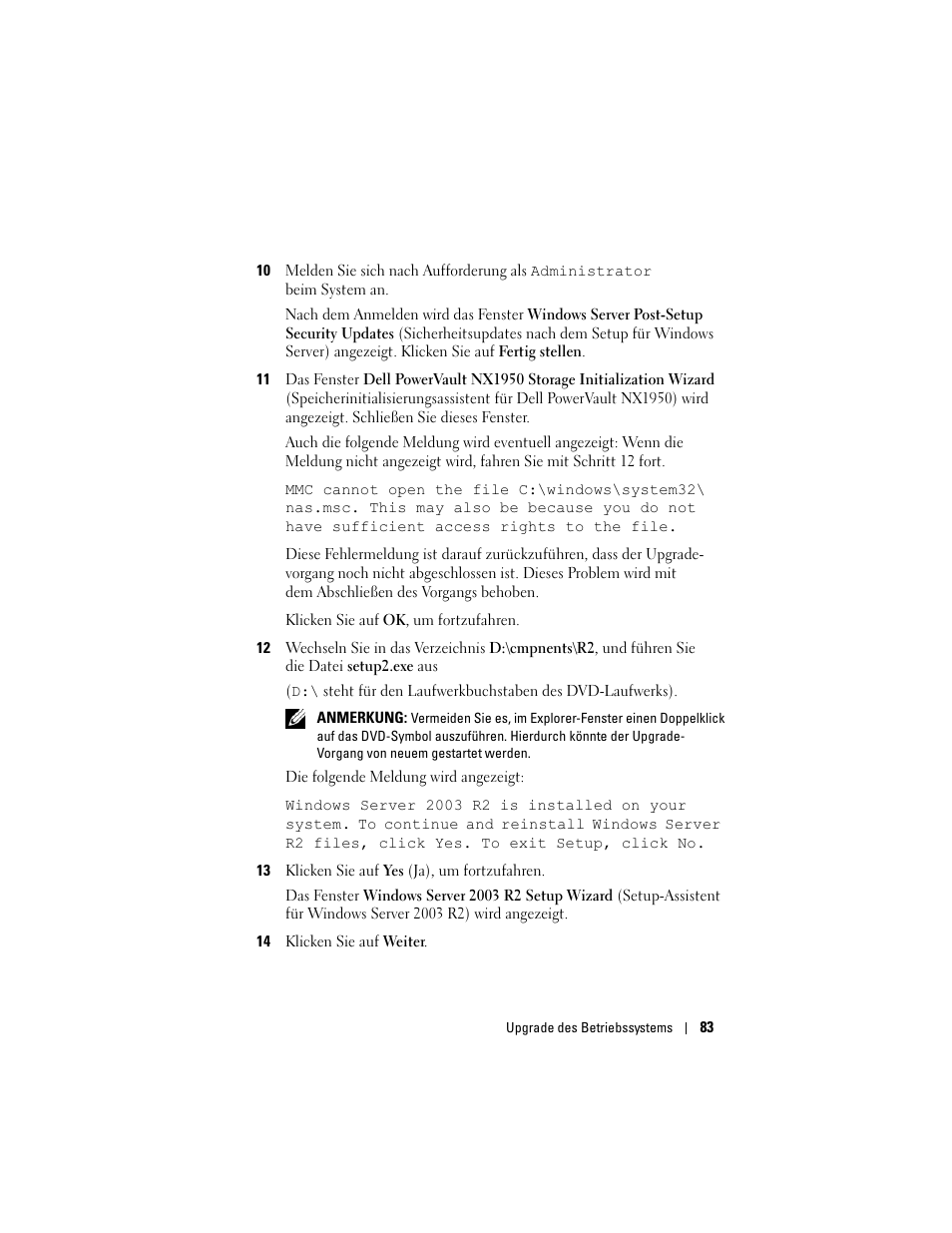 Dell PowerVault NX1950 User Manual | Page 85 / 158