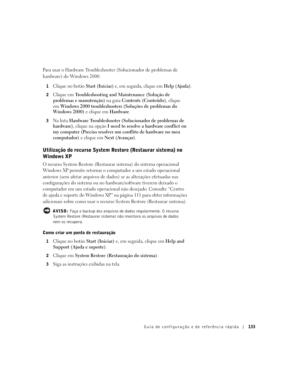 Dell Precision 650 User Manual | Page 133 / 208