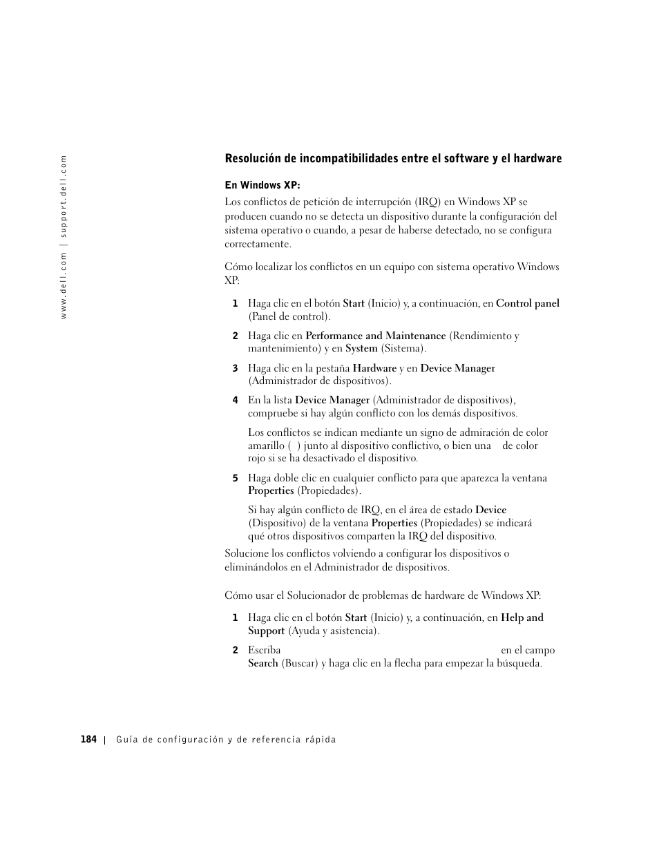 Dell Precision 650 User Manual | Page 184 / 208