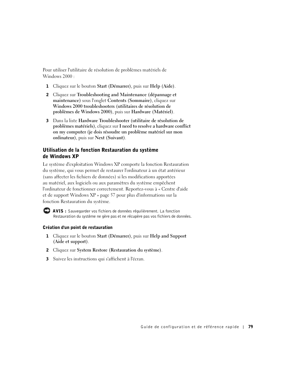 Dell Precision 650 User Manual | Page 79 / 208