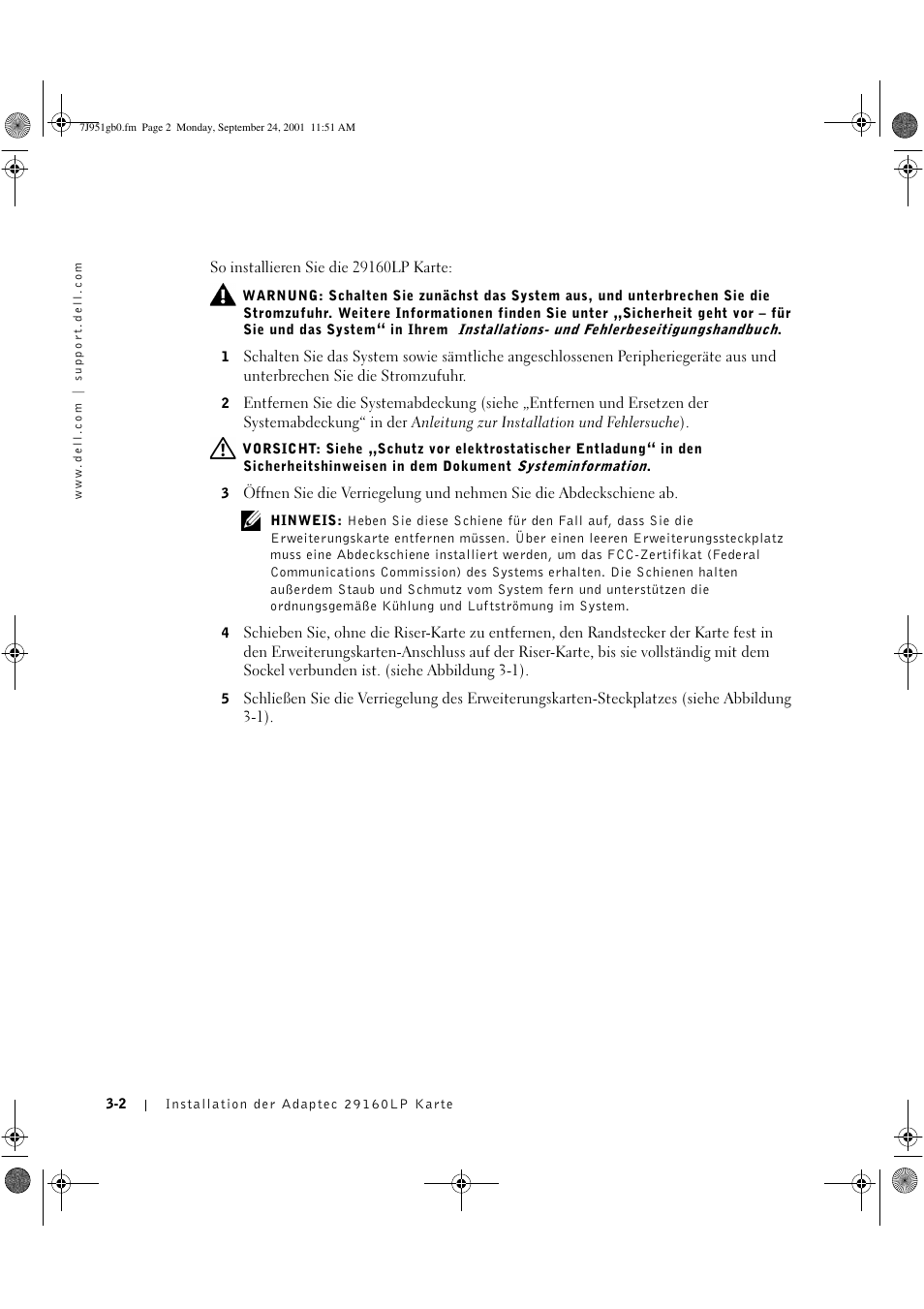 Dell PowerVault 715N (Rackmount NAS Appliance) User Manual | Page 20 / 42