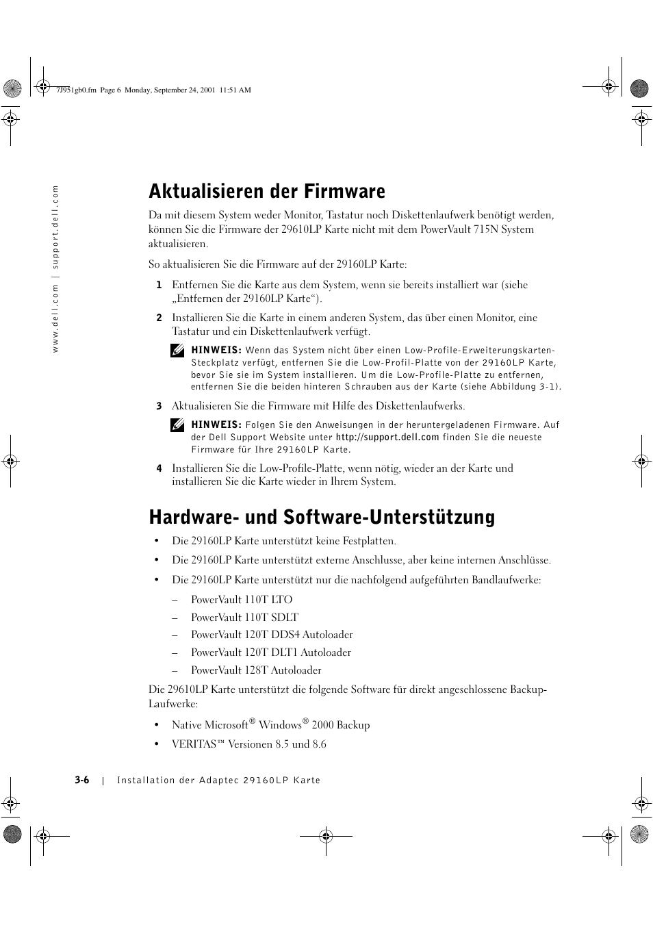 Dell PowerVault 715N (Rackmount NAS Appliance) User Manual | Page 24 / 42