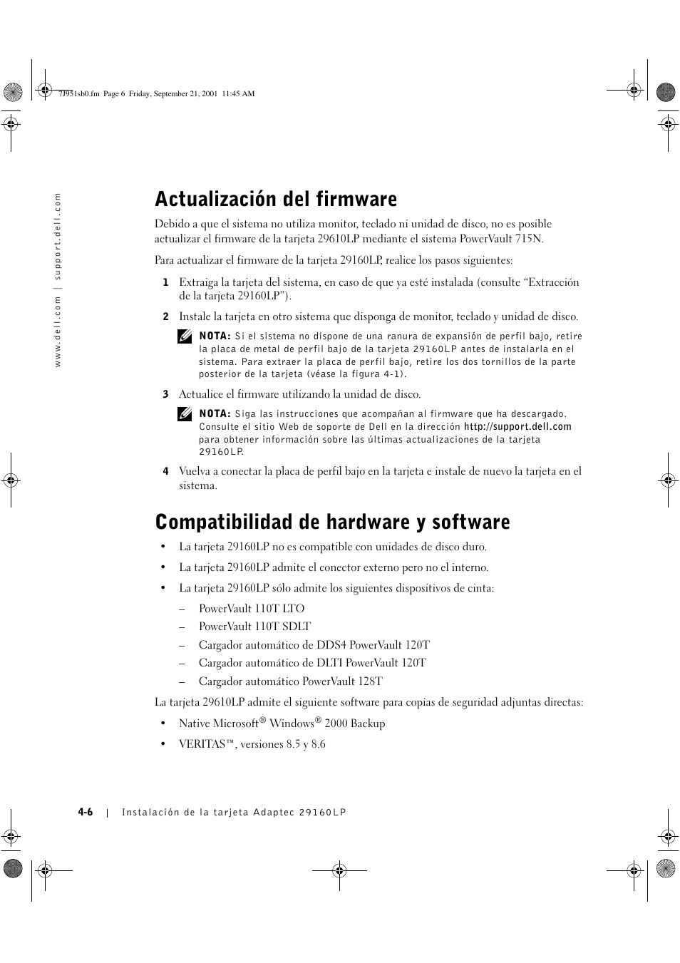 Dell PowerVault 715N (Rackmount NAS Appliance) User Manual | Page 32 / 42